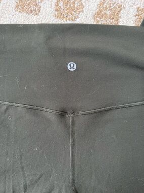 Lululemon Align Leggings Olive Green 25” ~ size 10